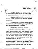 1922-01-18 Board of Trustees Meeting Minutes