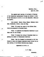 1915-04-21 Board of Trustees Meeting Minutes
