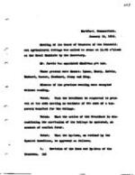1916-01-19 Board of Trustees Meeting Minutes