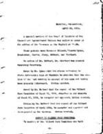 1916-04-25 Board of Trustees Meeting Minutes