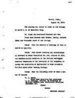 1917-08-14 Board of Trustees Meeting Minutes