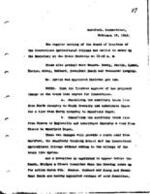 1919-02-19 Board of Trustees Meeting Minutes