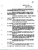 1919-08-12 Board of Trustees Meeting Minutes