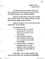 1922-04-19 Board of Trustees Meeting Minutes