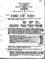 1926-04-21 Board of Trustees Meeting Minutes