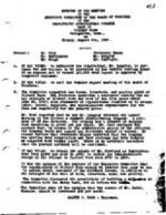 1927-08-05 Board of Trustees Meeting Minutes