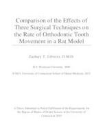 Comparison of the Effects of Three Surgical Techniques on the Rate of Orthodontic Tooth Movement in a Rat Model