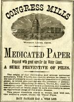 Wrapper for Medicated Paper