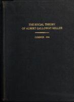 Social theory of Albert Galloway Keller