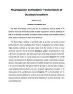 Ring Expansion and Oxidative Transformations of Octaethyl-2-oxochlorin