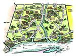 University of Connecticut (stylized road map), 2004