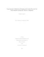 Experimental Validation of Draping and Curing Processes for Fiber-Reinforced Polymer Matrix Composites