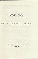 1963-1964, Coed code : Associated Women Students' handbook of the University of Connecticut