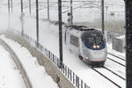 2015-02-17 -- Acela Train 2154 in the Snow