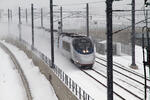 2015-02-17 -- Acela Train 2150 in the Snow