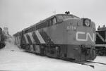 Canadian National Railways diesel locomotive 6754