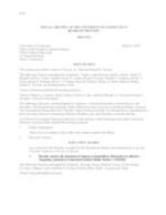 2020-03-09 Board of Trustees Special Meeting Minutes