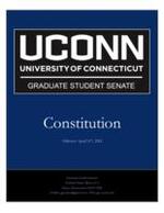 Graduate Student Senate Constitution (revised)
