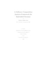 Software Composition Analysis Framework for Embedded Systems