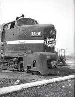 New York Central Railroad diesel locomotive 1216