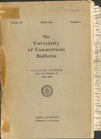 University of Connecticut bulletin, 1947-1948