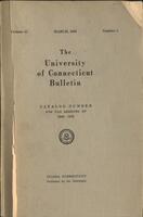 University of Connecticut bulletin, 1946-1947