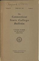 Connecticut State College bulletin, 1935-1936