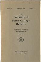 Connecticut State College bulletin, 1938-1939