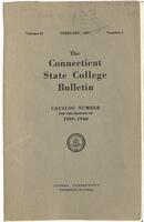 Connecticut State College bulletin, 1939-1940