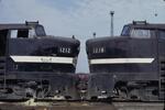New York Central Railroad diesel locomotives 1212 and 1218