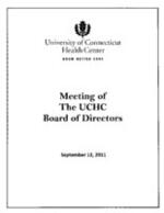 2011-09-12 Board of Directors Meeting
