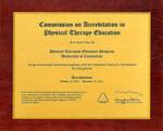 Commission on Acceditation in Physical Therapy Education