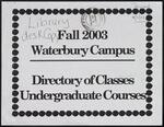 Directory of Classes, 2003 Fall