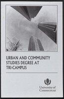 Tri-Campus Urban and Community Studies Degree Plan