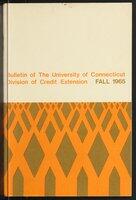 Advanced and Graduate courses, 1965 Fall