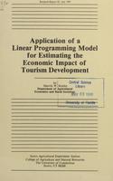 Application of a linear programming model for estimating the economic impact of tourism development