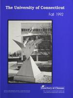 University of Connecticut directory of classes, 1992 Fall