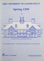 University of Connecticut directory of classes, 1990 Spring