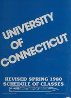 University of Connecticut directory of classes, 1980 Spring (Revised)