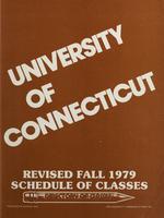 University of Connecticut directory of classes, 1979 Fall (Revised)