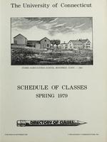 University of Connecticut directory of classes, 1979 Spring