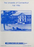 University of Connecticut directory of classes, 1986 Fall