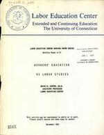 Workers' Education as labor studies
