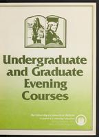 Undergraduate and graduate evening courses, 1980 Spring