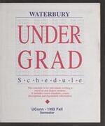 Undergraduate Credit Course Schedule for Non-Degree Students, 1992 Fall