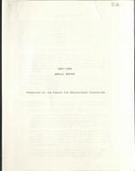 Annual Report, 1981-1982