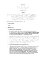 2002-11-04 Meeting Minutes