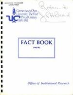 UConn Fact Book, 1980-1981