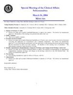 2004-03-16 Meeting Minutes