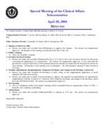 2004-04-20 Meeting Minutes